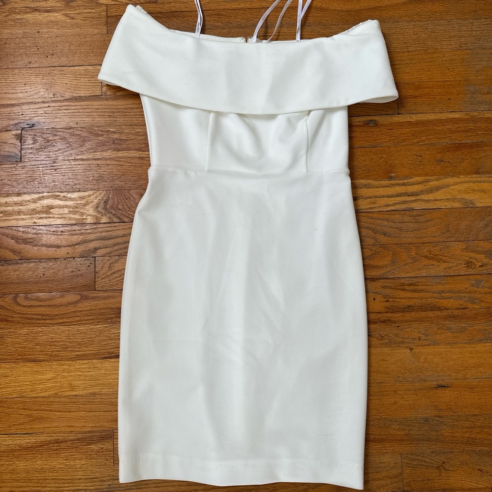 Elegant White Off-Shoulder Dress